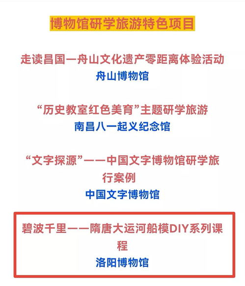 洛陽博物館研學旅游項目 深耕歷史沃土，榮登全國百強案例的文旅融合典范